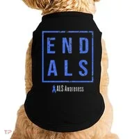 End Als Distressed Als Awareness Doggie Tank thumb 0