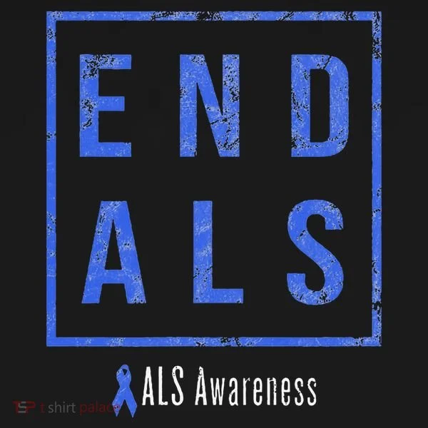 End Als Distressed Als Awareness Doggie Tank