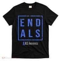End Als Distressed Als Awareness T-Shirt thumb 0