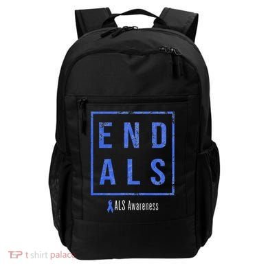End Als Distressed Als Awareness Backpack