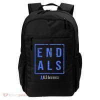 End Als Distressed Als Awareness Backpack thumb 0