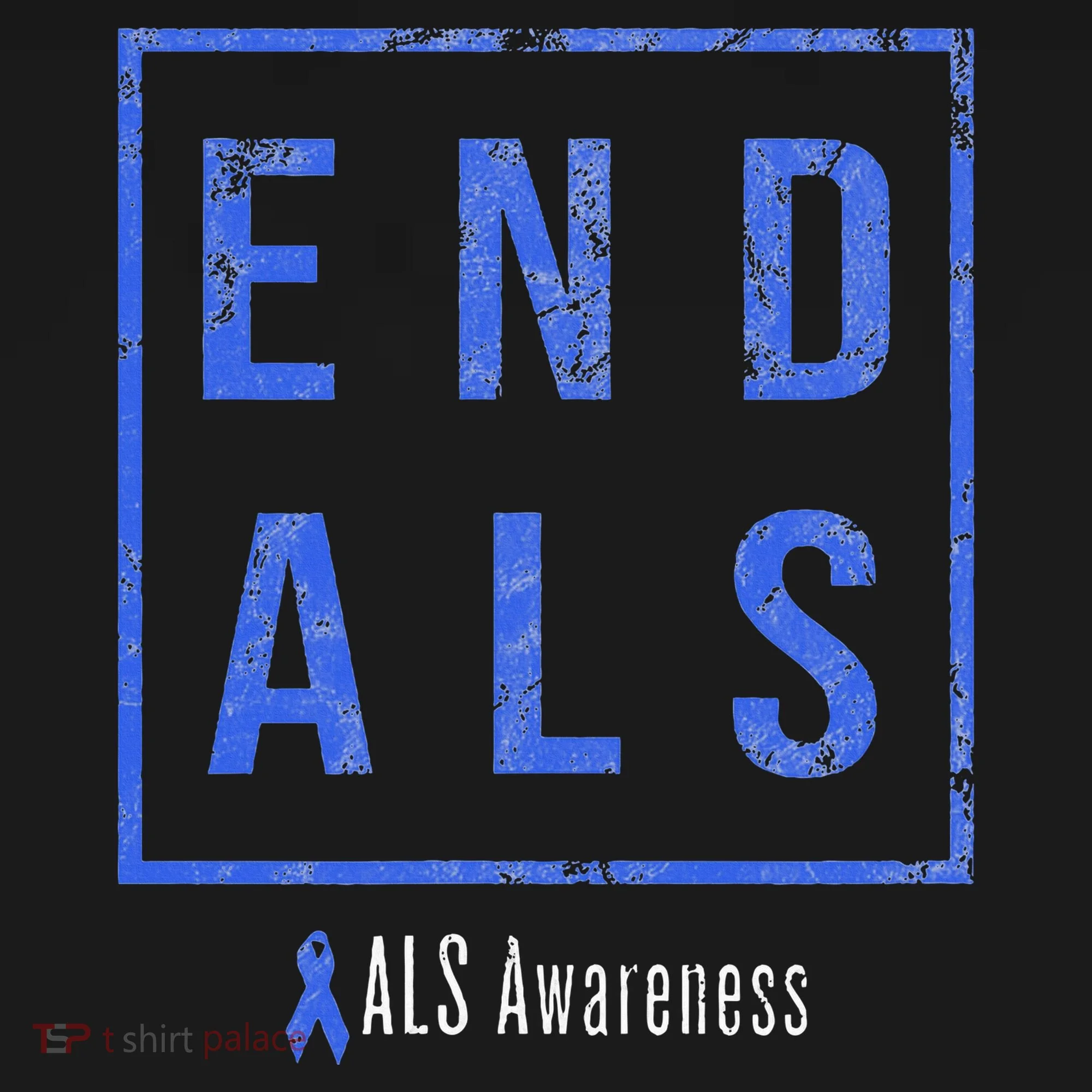 End Als Distressed Als Awareness Bucket Hat