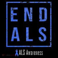 End Als Distressed Als Awareness Women's Hoodie thumb 2