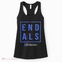 End Als Distressed Als Awareness Women's Tank Top thumb 0