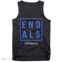 End Als Distressed Als Awareness Tank Top thumb 0