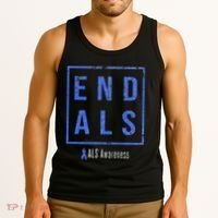 End Als Distressed Als Awareness Tank Top thumb 3