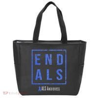 End Als Distressed Als Awareness Tote Bag thumb 0
