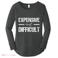 Expensive And Difficult Women's Perfect Tri Tunic Long Sleeve Shirt thumb 0