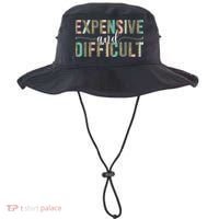 Expensive And Difficult Wife Sarcastic Funny Mom Bucket Hat thumb 0