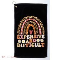 Expensive And Difficult Funny Mom Life For Bougie Golf Towel thumb 0