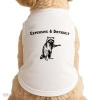 Expensive And Difficult Retro Funny Raccoon Doggie Tank thumb 0