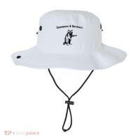 Expensive And Difficult Retro Funny Raccoon Bucket Hat thumb 0