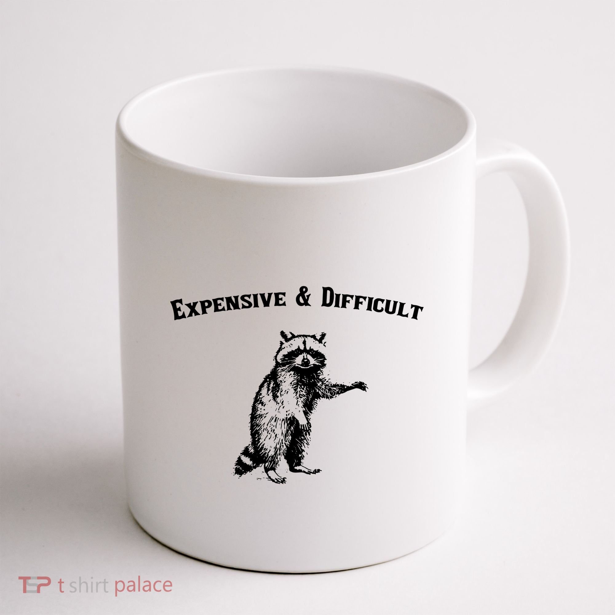Expensive And Difficult Retro Funny Raccoon Coffee Mug