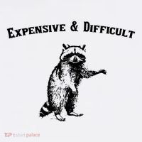 Expensive And Difficult Retro Funny Raccoon Coffee Mug thumb 5