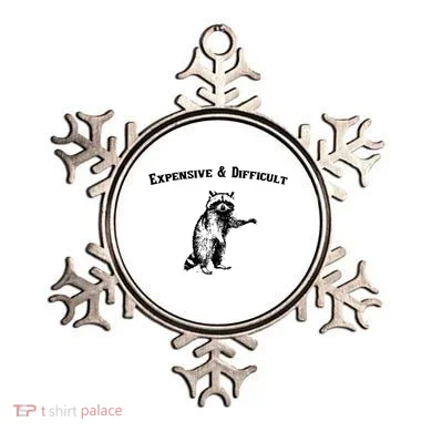 Expensive And Difficult Retro Funny Raccoon Ornament