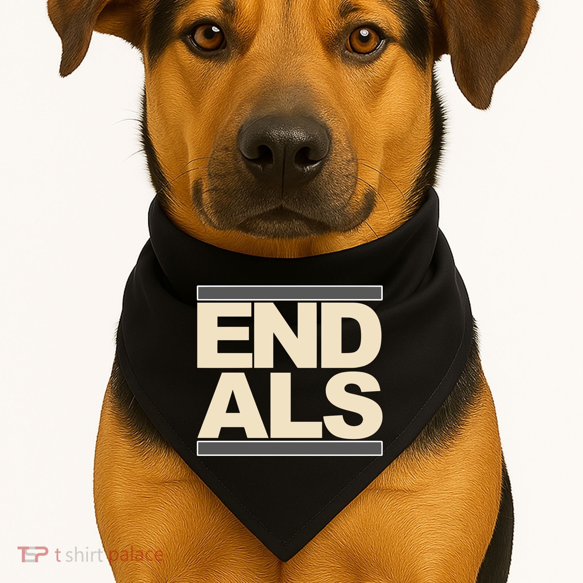 End Als USA-Made Doggie Bandana