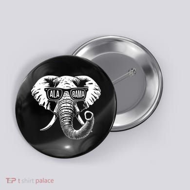 Elephant Alabama Button
