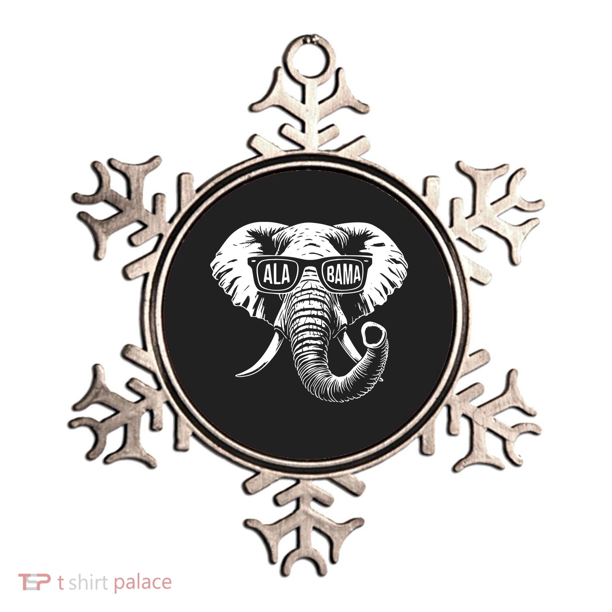 Elephant Alabama Ornament