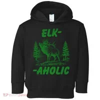 Elk Aholic Toddler Hoodie thumb 0