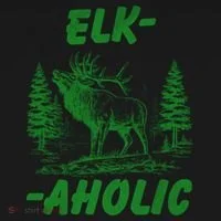 Elk Aholic Toddler Hoodie thumb 2