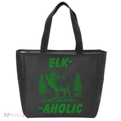 Elk Aholic Tote Bag