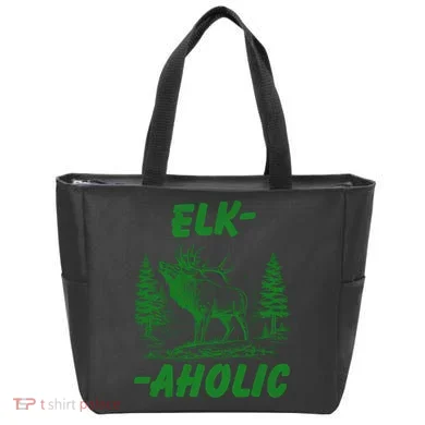 Elk Aholic Tote Bag