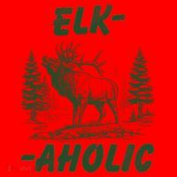 Elk Aholic Santa Hat thumb 1