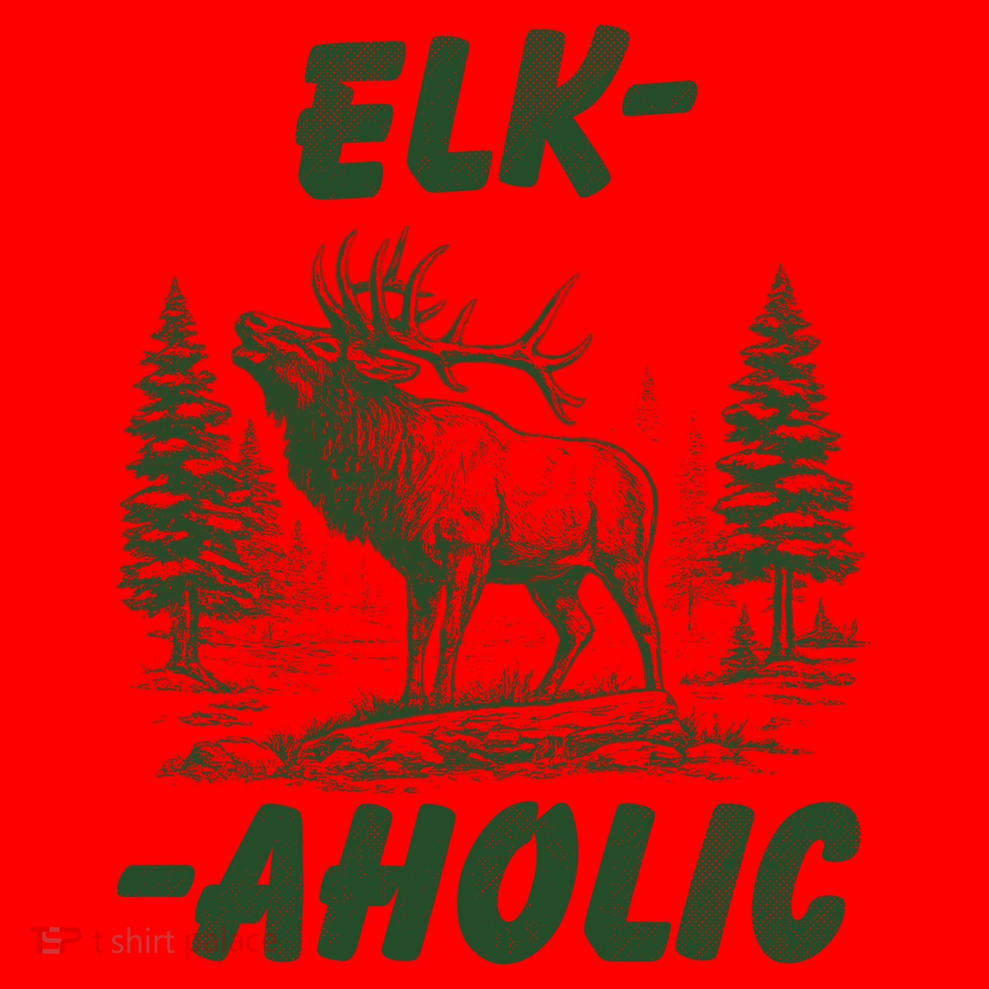 Elk Aholic Santa Hat