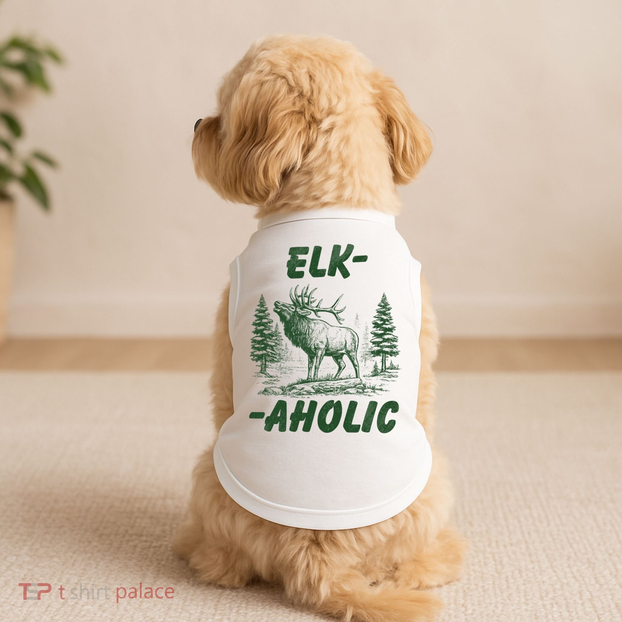 Elk Aholic Doggie Tank