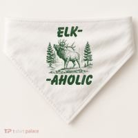 Elk Aholic USA-Made Doggie Bandana thumb 0