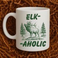 Elk Aholic Coffee Mug thumb 2