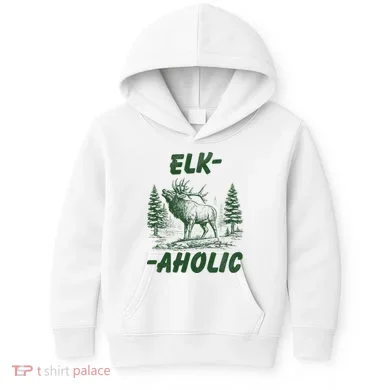 Elk Aholic Kids Hoodie