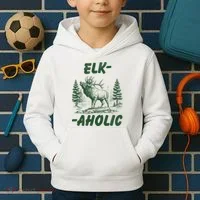 Elk Aholic Kids Hoodie thumb 2