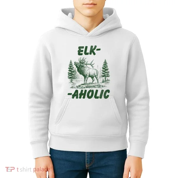 Elk Aholic Kids Hoodie