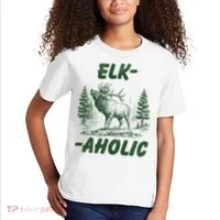 Elk Aholic Kids T-Shirt thumb 2