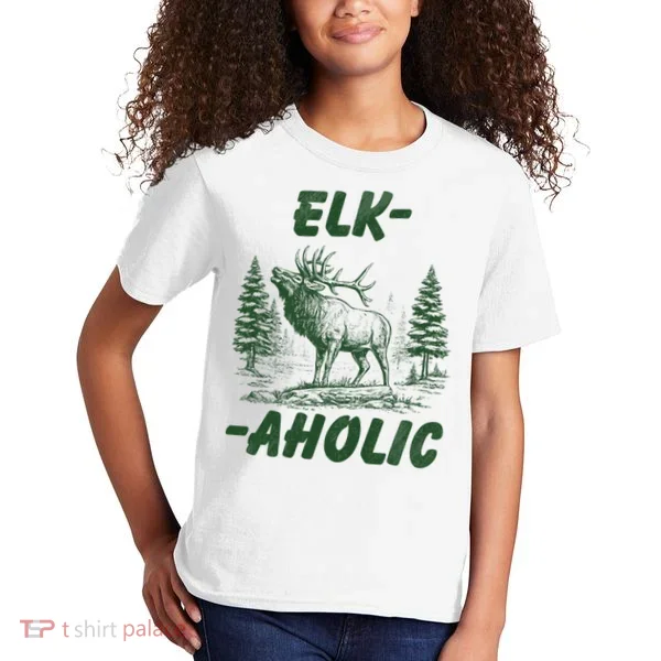 Elk Aholic Kids T-Shirt