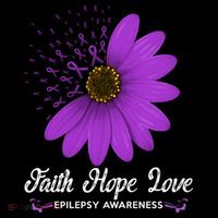 Epilepsy Awareness Faith Hope Love Purple Ribbon Pretty Tee Great Gift Coffee Mug thumb 5