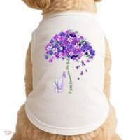 Elephant Alzheimers Flower Family Support Doggie Tank thumb 0