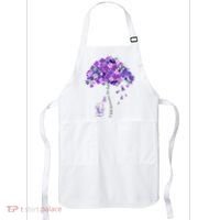 Elephant Alzheimers Flower Family Support Apron thumb 0