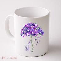 Elephant Alzheimers Flower Family Support Coffee Mug thumb 0