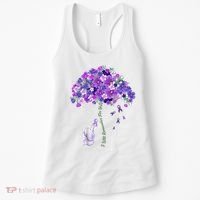Elephant Alzheimers Flower Family Support Women's Tank Top thumb 0
