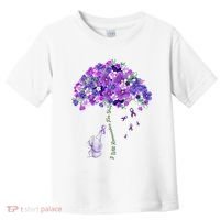 Elephant Alzheimers Flower Family Support Toddler T-Shirt thumb 0