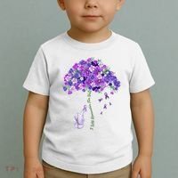 Elephant Alzheimers Flower Family Support Toddler T-Shirt thumb 2