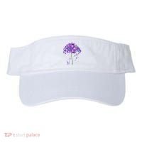 Elephant Alzheimers Flower Family Support Visor thumb 0