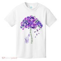 Elephant Alzheimers Flower Family Support Kids T-Shirt thumb 0
