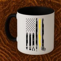 Electrician American Flag USA Coffee Mug thumb 2