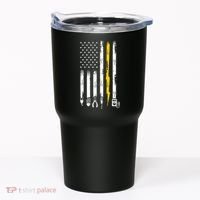 Electrician American Flag USA Tumbler thumb 0