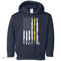 Electrician American Flag USA Toddler Hoodie thumb 0