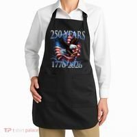 Eagle American Flag 250 Years 1776-2026 250th Birthday America Apron thumb 2