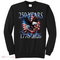 Eagle American Flag 250 Years 1776-2026 250th Birthday America Sweatshirt thumb 0